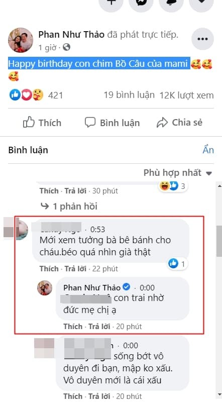 Phan Nhu Thao phan ung khi bi che nhu 'ba ngoai cua con gai'-Hinh-3