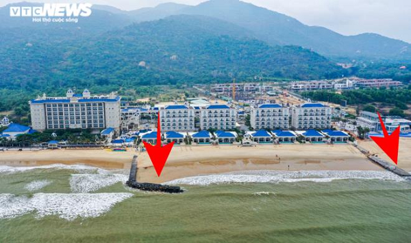 Lan Rung Resort lan bien, xay tuong ngan bai tam: Can bo huyen noi gi?