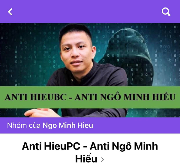 Hieu PC bi lap group anti sau khi danh bay trang web lua dao