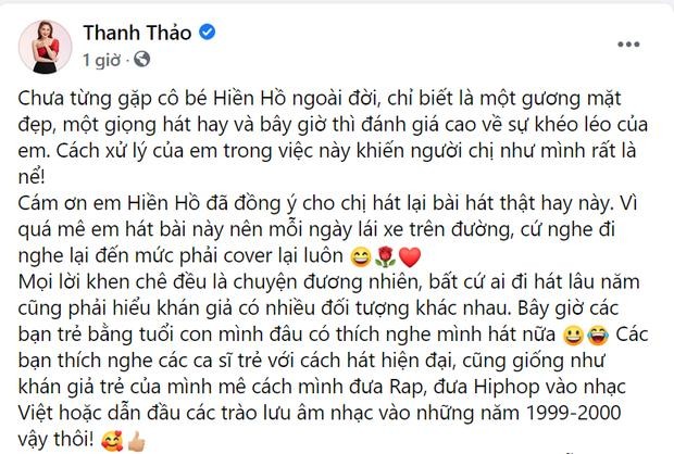 Thanh Thao noi gi ve man cover “nat bet” hit cua Hien Ho?-Hinh-2