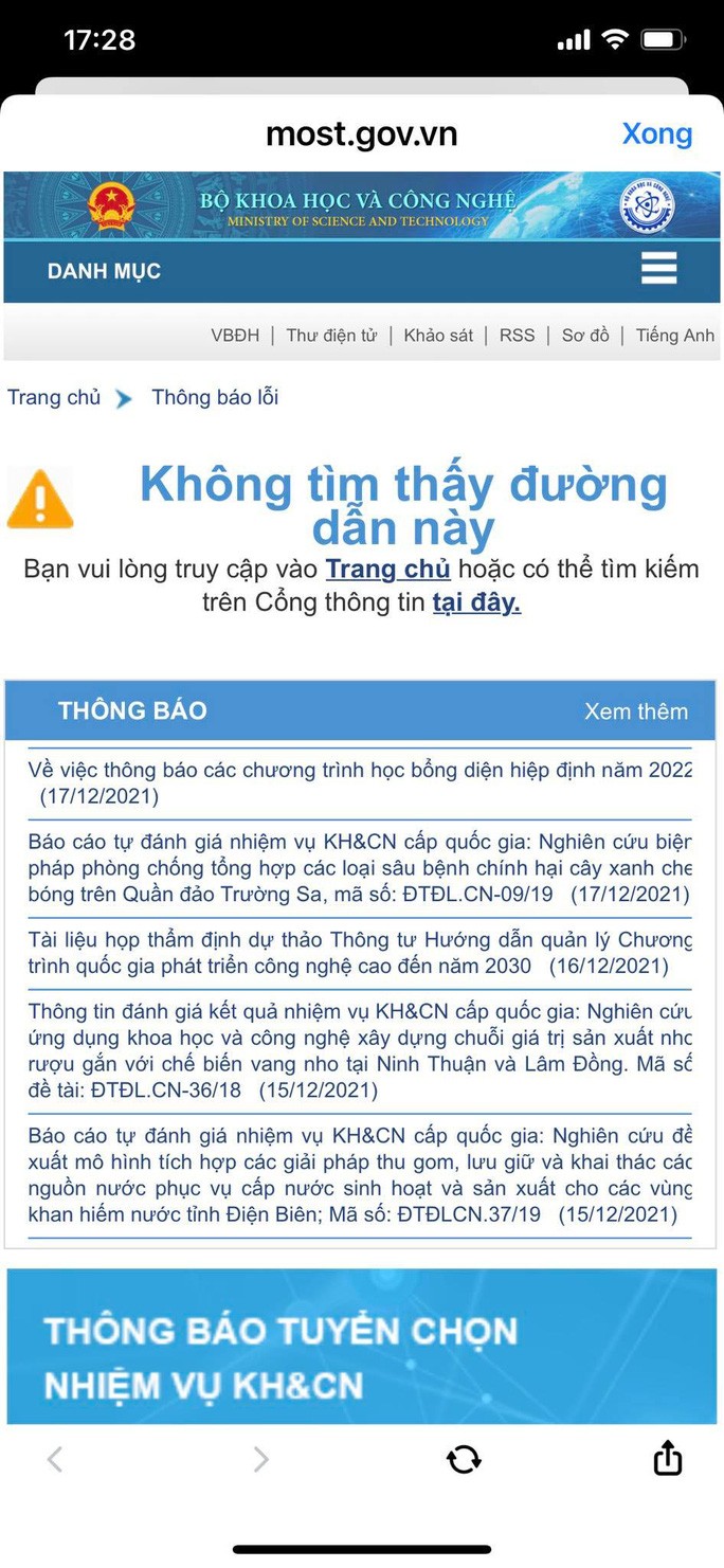 Bo KH&CN giai thich gi khi cong bo “WHO chap thuan kit test cua Cong ty Viet A“?