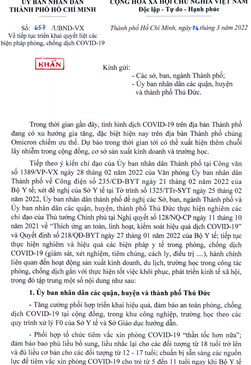 TP.HCM: Khong tu tap, khong den noi dong nguoi khi khong can thiet