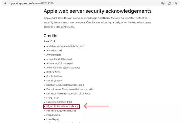 Chan dung 2 hacker mu trang nguoi Viet duoc Apple vinh danh