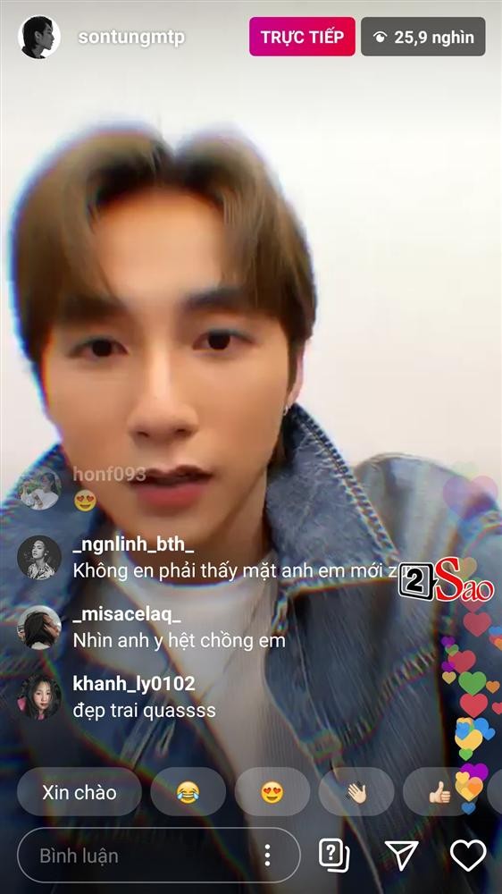 Son Tung bam nham hieu ung trang diem khi livestream khien fan nga ngua