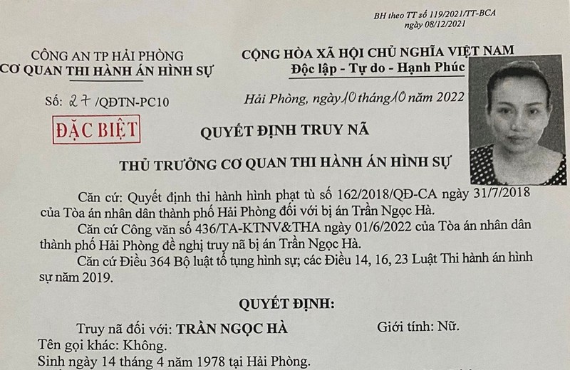 Hai Phong: Bat giu “nu quai” ban ma tuy bi truy na dac biet