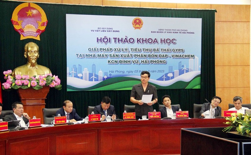Hải Phòng: Giải pháp nào cho hàng triệu tấn chất thải gyps tồn đọng? - Hình 5 Hai Phong: Giai phap nao cho hang trieu tan chat thai gyps ton dong?-Hinh-5