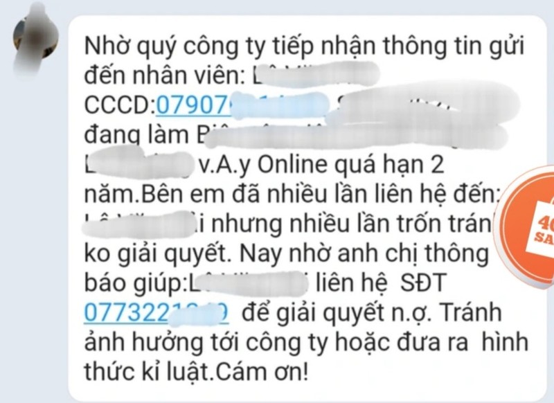 Ta hoa vi khong vay von cung bi “khung bo” doi no