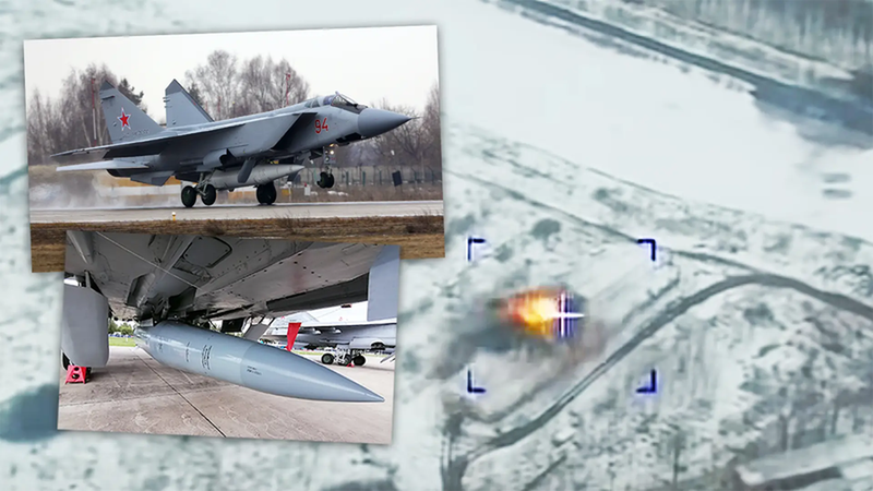 Suc manh tiem kich MiG-31I mang ten lua Kinzhal khien Ukraine luon canh giac