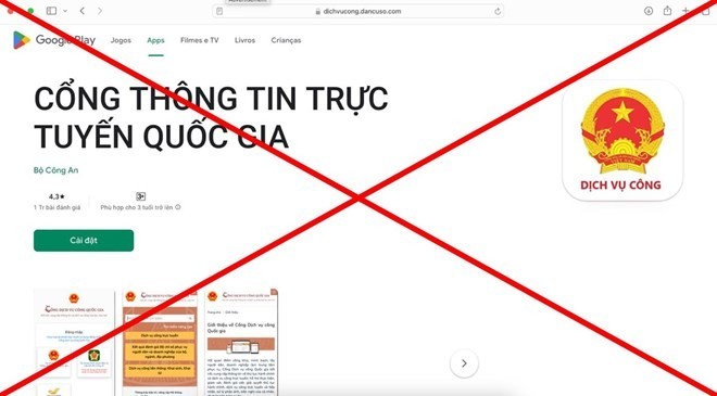 Website cua Bo Thong tin va Truyen thong bi gia mao