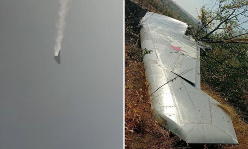 UAV tang hinh S-70 Okhotnik bi ban ha, Su-57 lam nguy-Hinh-5