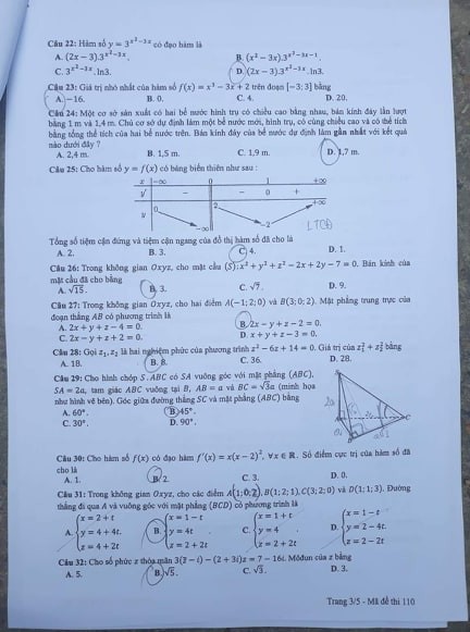 Dap an cac ma de thi mon Toan THPT quoc gia 2019-Hinh-52