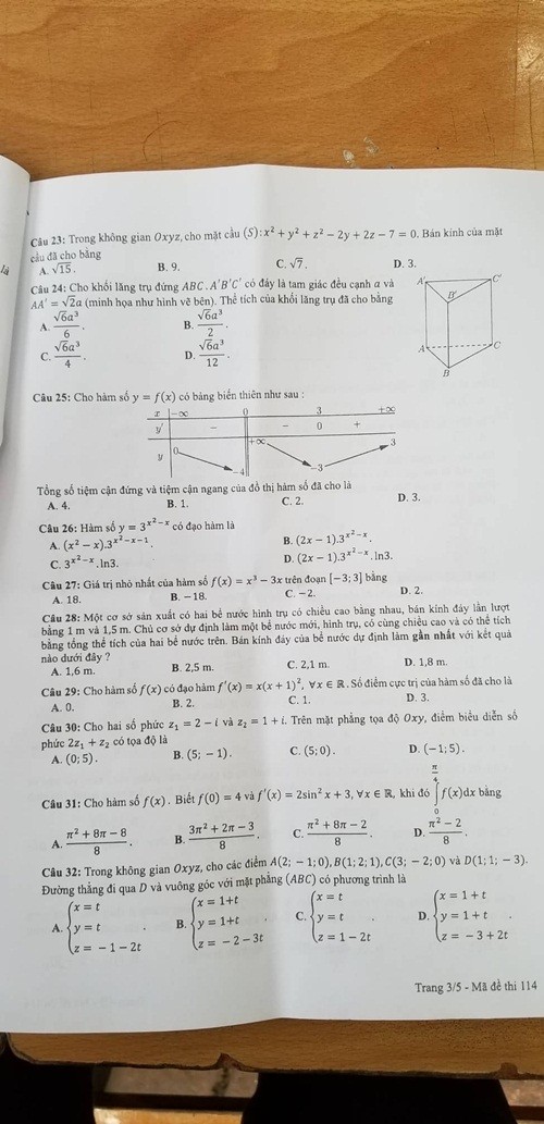 Dap an cac ma de thi mon Toan THPT quoc gia 2019-Hinh-67