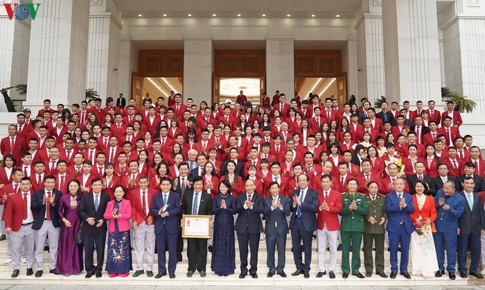 Thu tuong gap mat cac VDV dat thanh tich cao tai SEA Games 30-Hinh-3