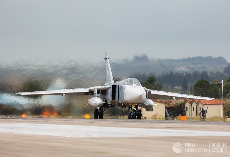 Nong: Su-24 cua Khong quan Nga gap nan o Syria