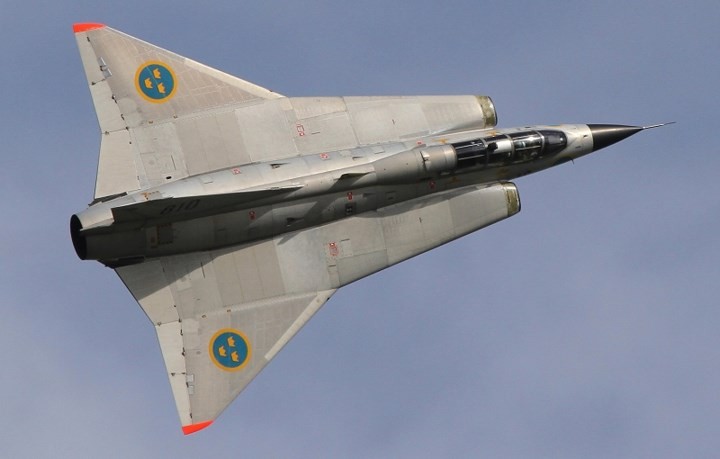 Kỳ dị rồng sắt Saab 35 Draken của Không quân Thụy Điển