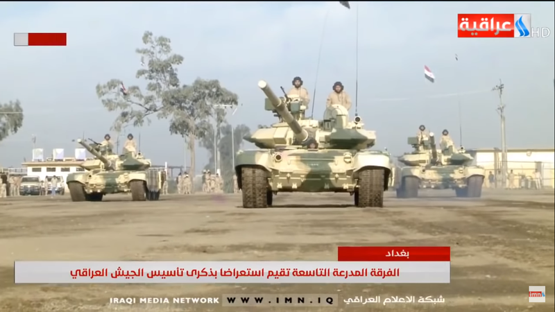 Iraq lan dau duyet binh hoanh trang voi tang T-90S-Hinh-4