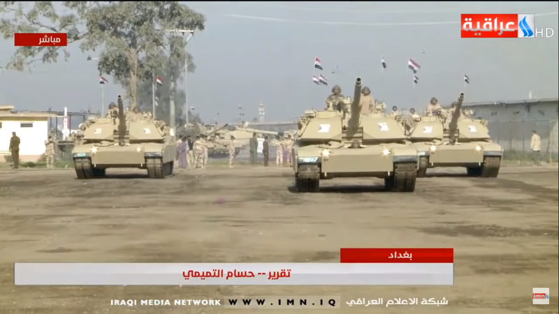 Iraq lan dau duyet binh hoanh trang voi tang T-90S