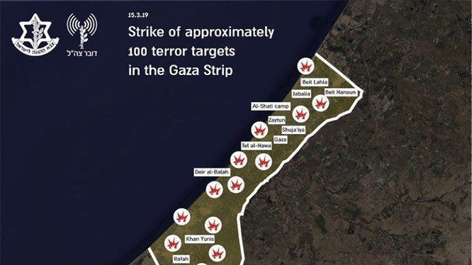 Vi 2 qua rocket, Israel khong kich vao 100 muc tieu tren dai Gaza