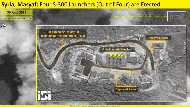 Ve tinh Israel lai soi tran dia S-300 cua Syria, cho tiet lo 