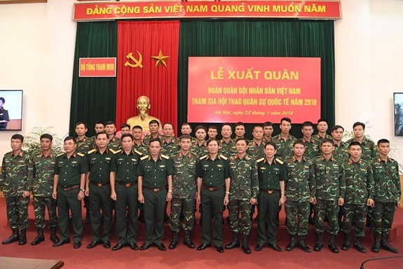 Doan QDND Viet Nam xuat quan tham gia Army Games 2019-Hinh-2