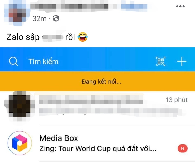 Trua 4/11 Zalo bat ngo sap, co nguoi mat sach du lieu