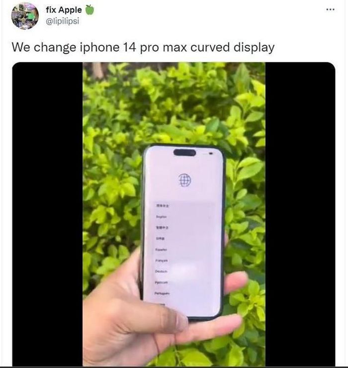 Bat ngo thiet ke iPhone 14 Pro Max man hinh cong dau tien the gioi-Hinh-2