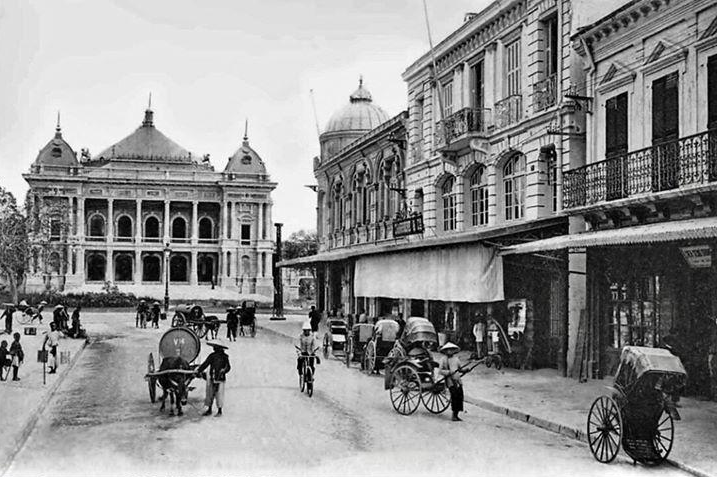 Ngam Ha Noi 100 nam truoc “quen ma la” qua loat anh hiem