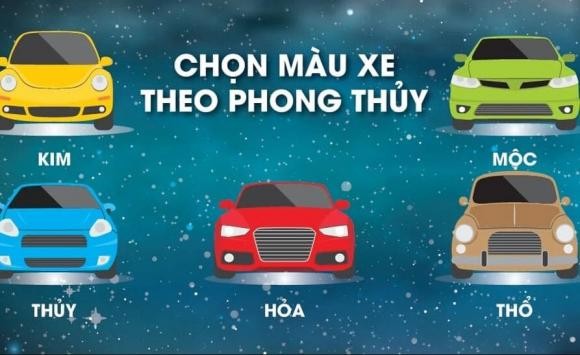 Cach chon mau xe o to theo phong thuy, mau nao hop voi ban?