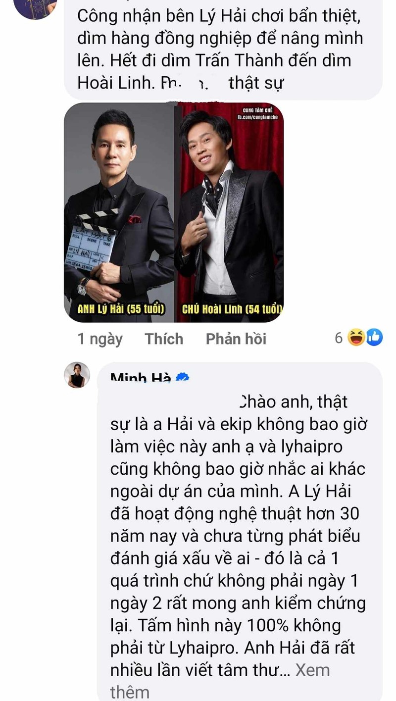 Phia Ly Hai noi gi khi bi “to” choi xau Hoai Linh, Tran Thanh?