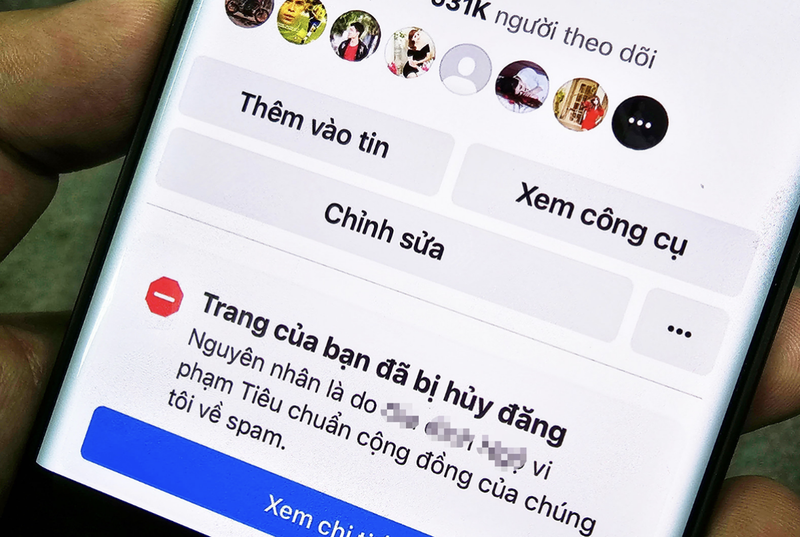 Facebook, Google go noi dung, khoa tai khoan vi pham phap luat Viet Nam