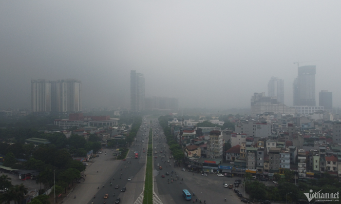 Canh bao khong khi Ha Noi vao mua dong o nhiem