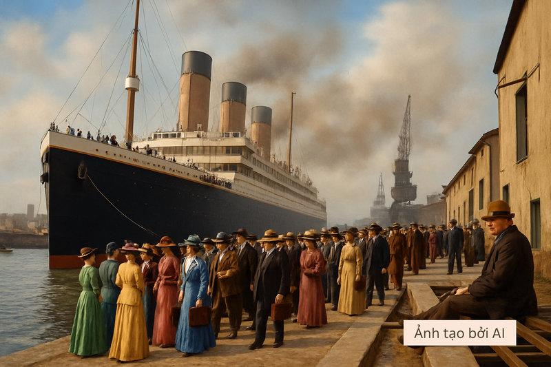 Dung AI tai hien dem tiec cuoi cung tren tau Titanic, giat minh cai ket