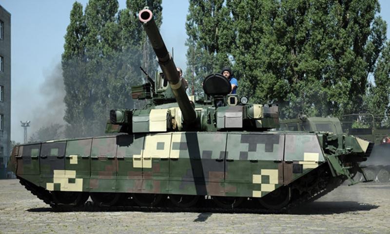 Du xe tang T-64 tham bai, Kiev van quyet khong dua T-84 vao tham chien-Hinh-7