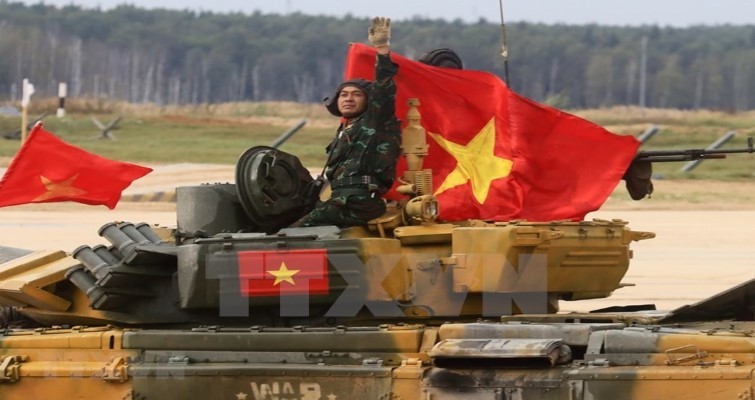 Xe tang Viet Nam doi nang huan luyen cho Tank Biathlon 2021-Hinh-7