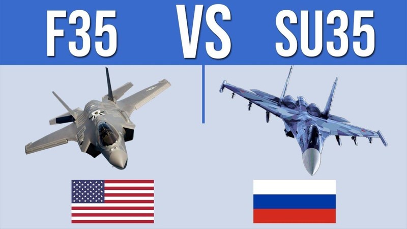Phi cong F-35 phai tranh xa Su-35 neu khong muon bi ban ha
