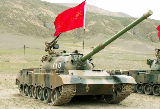 Xe tang Type 88 Trung Quoc tap tran rung chuyen sa mac Gobi-Hinh-8