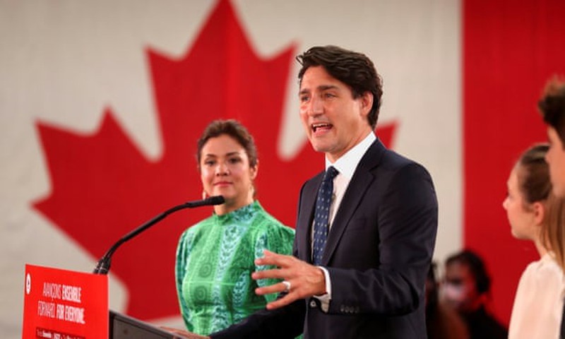 Canada: Ong Justin Trudeau dac cu nhiem ky thu tuong thu ba