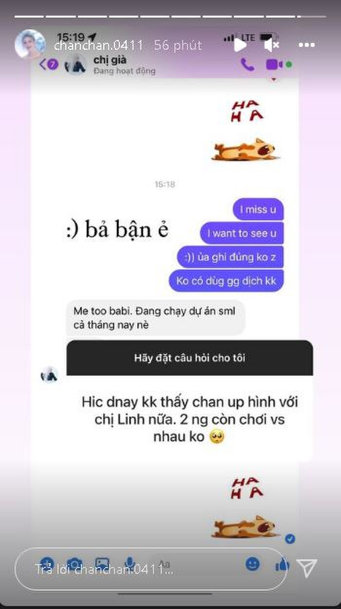 Xoai Non co dong thai day bat ngo khi duoc hoi ve Linh Ngoc Dam