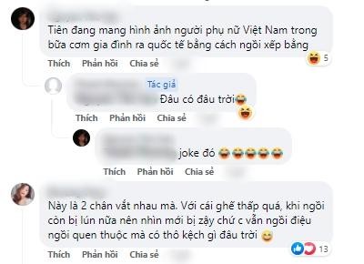 Hoa hau Thuy Tien bi chi trich vi dang ngoi vat chan nhu xep bang-Hinh-5