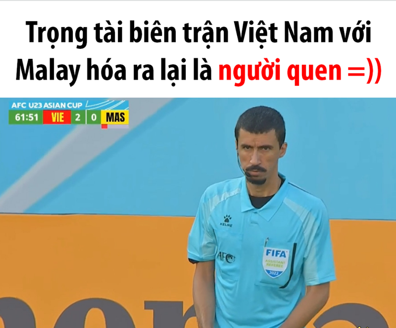 Trong tai U23 chau A co net giong Den Vau