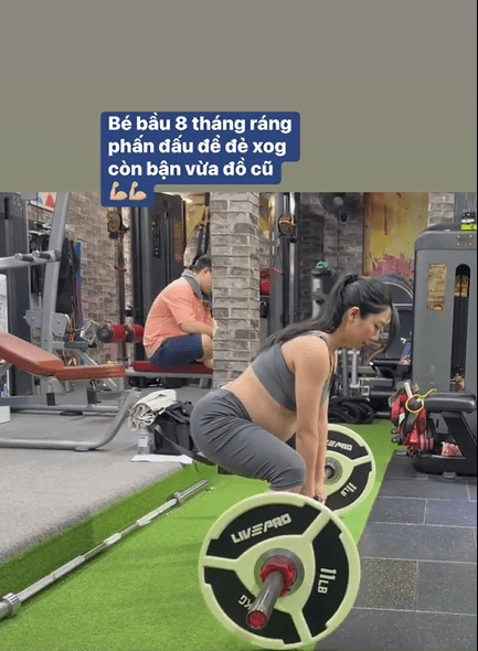 Em gai Tran Thanh khoe bung bau khe ne nang ta cuc dinh