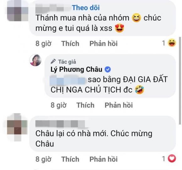 Vo cu Lam Vinh Hai - Ly Phuong Chau khoe ban ve nha moi