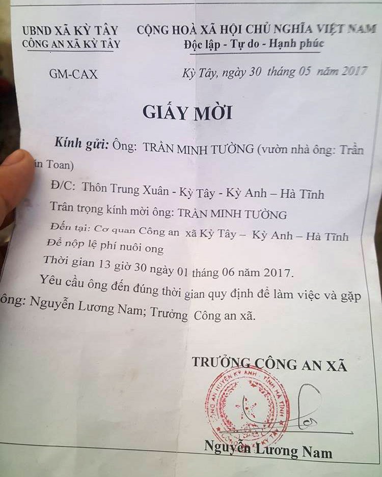 Chuyen la phi chong phi cua nguoi nuoi ong o Ha Tinh-Hinh-2