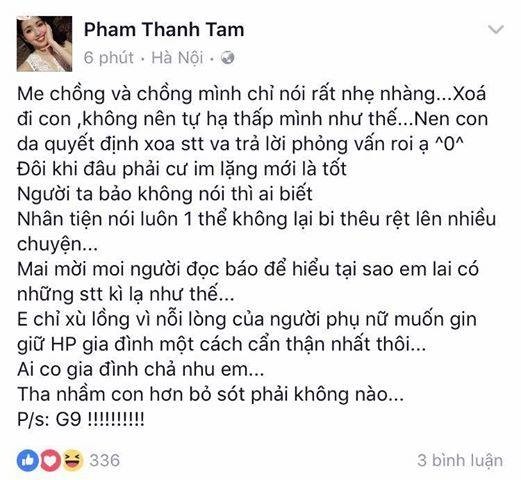 Me chong noi gi ma Tam Tit lap tuc xoa ngay status mia mai Maya?-Hinh-2