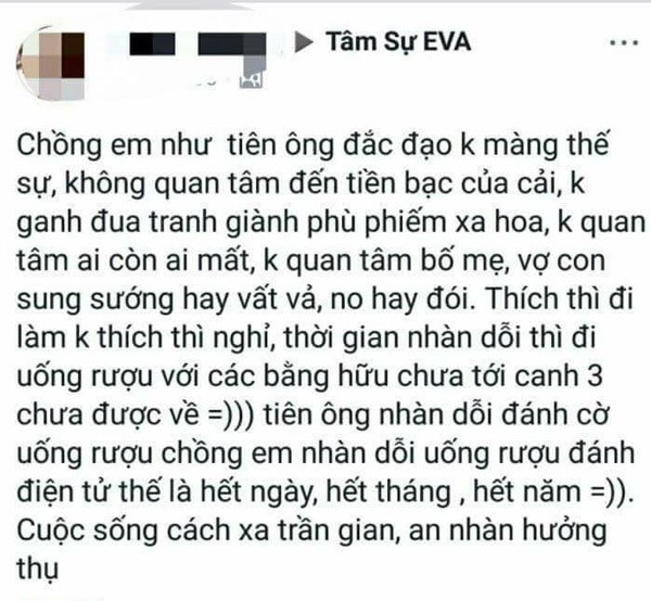 Tam su "chong nhu tien ong dac dao" gay sot mang