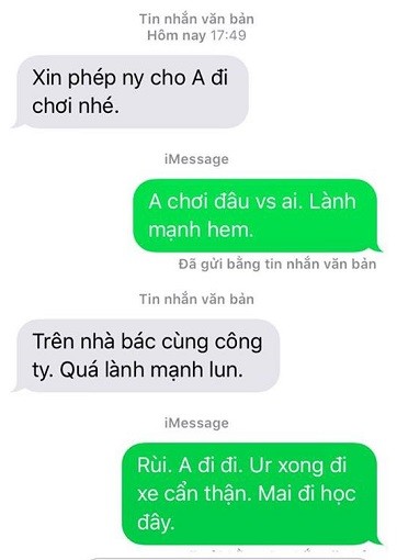 Nhung tin nhan &quot;sen sam&quot; cua phai may rau khien chi em rung rinh