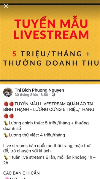 Nghe nguoi mau​ ban hang online: Xu huong moi cho gioi tre-Hinh-2