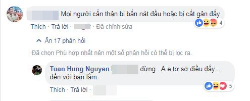 Tuan Hung dap tra anti fan khi bi cong kich 