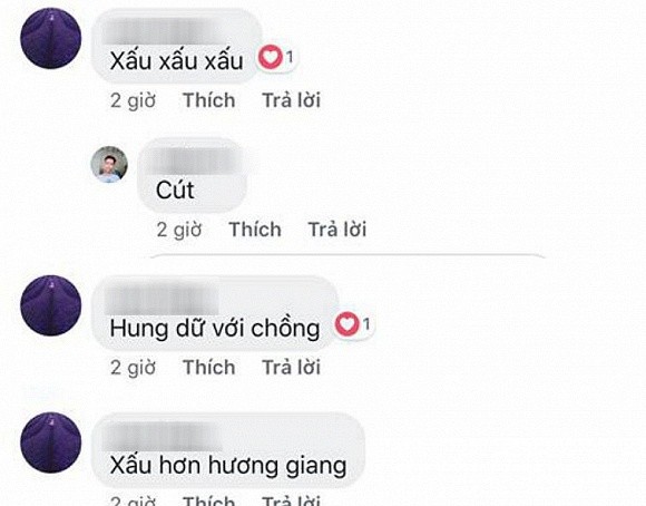 Lam Khanh Chi phan ung gay gat khi bi che xau hon Huong Giang