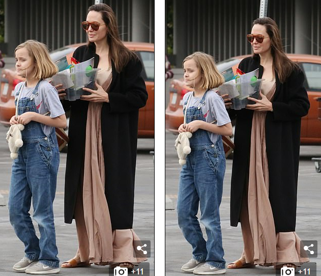 Angelina Jolie giam can ro ret, pho phac ra pho mua sam cung con gai-Hinh-7